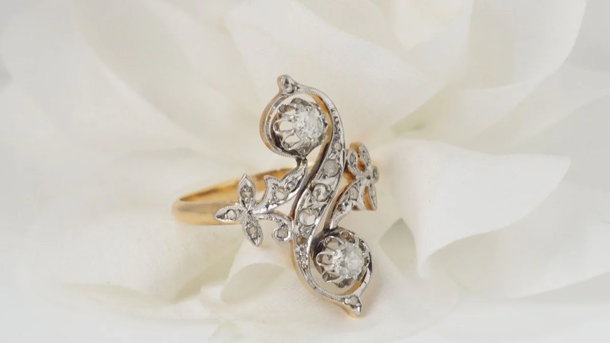 Bague Toi Et Moi En Or Bicolore Et Diamants - Image 4
