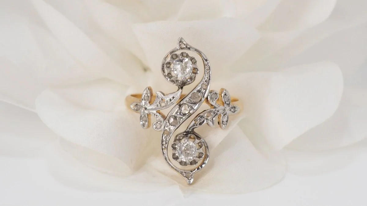 Bague Toi Et Moi En Or Bicolore Et Diamants - Image 8
