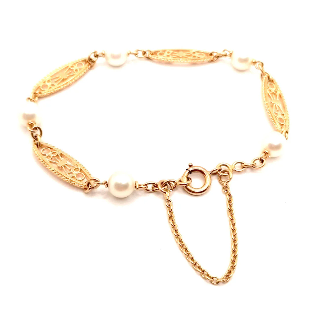 Bracelet perles maille filigrane - Image 6