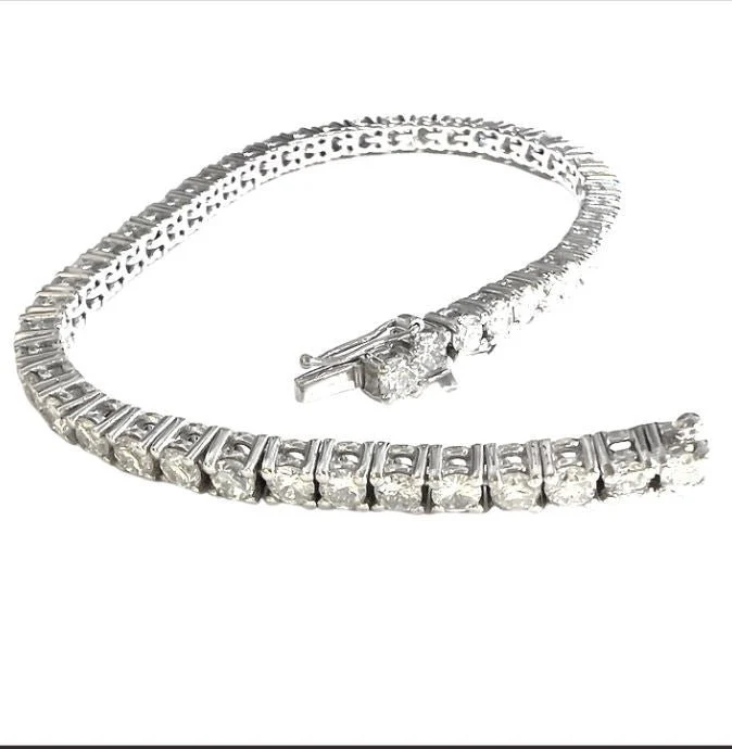 BRACELET RIVIERE en or 18kt avec DIAMANTS