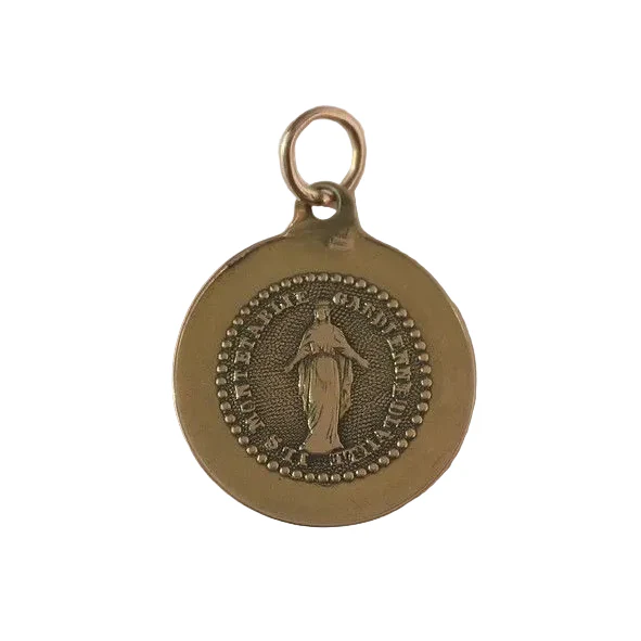 Médaille en or jaune et or rose - Image 3