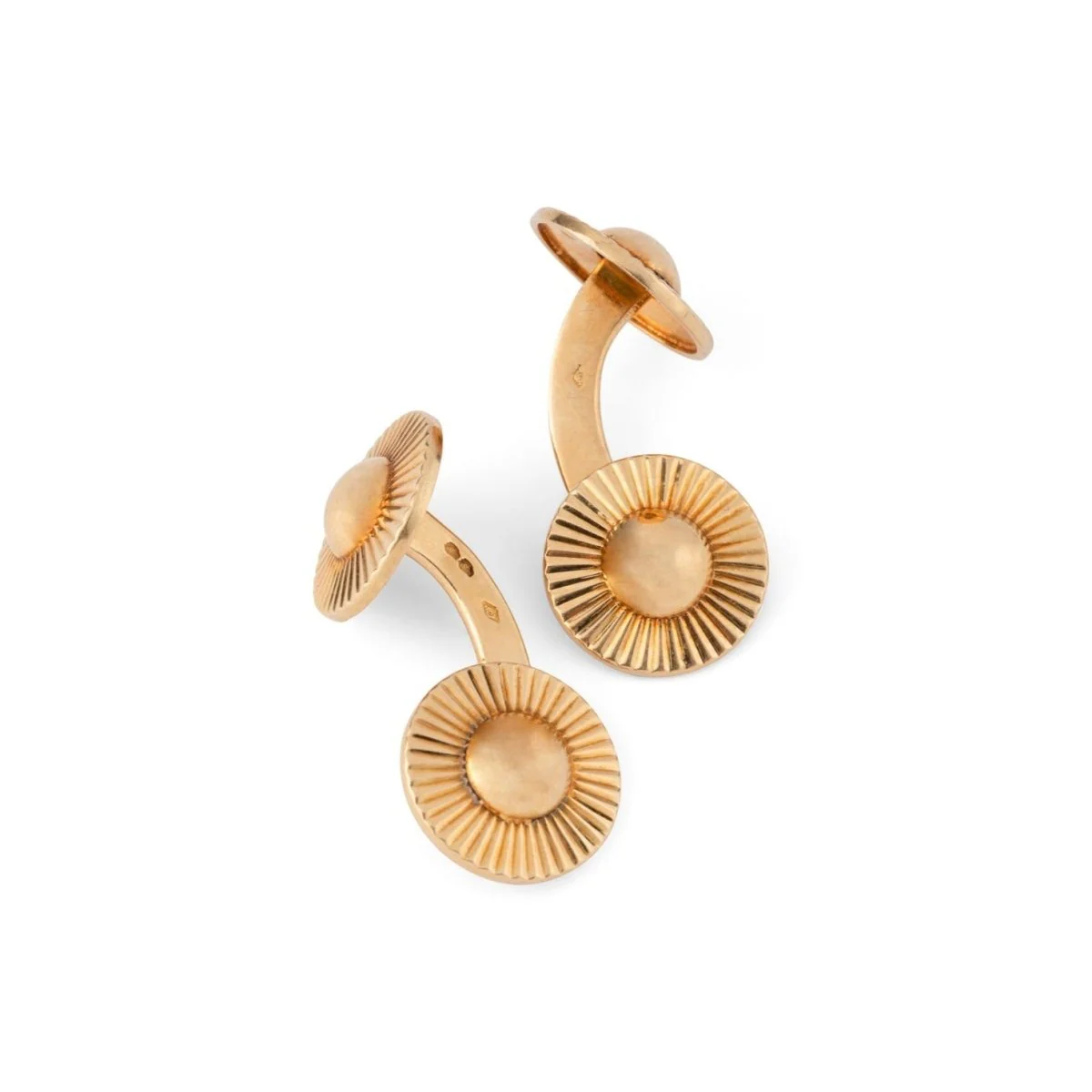 Boutons de manchette CARTIER en or jaune