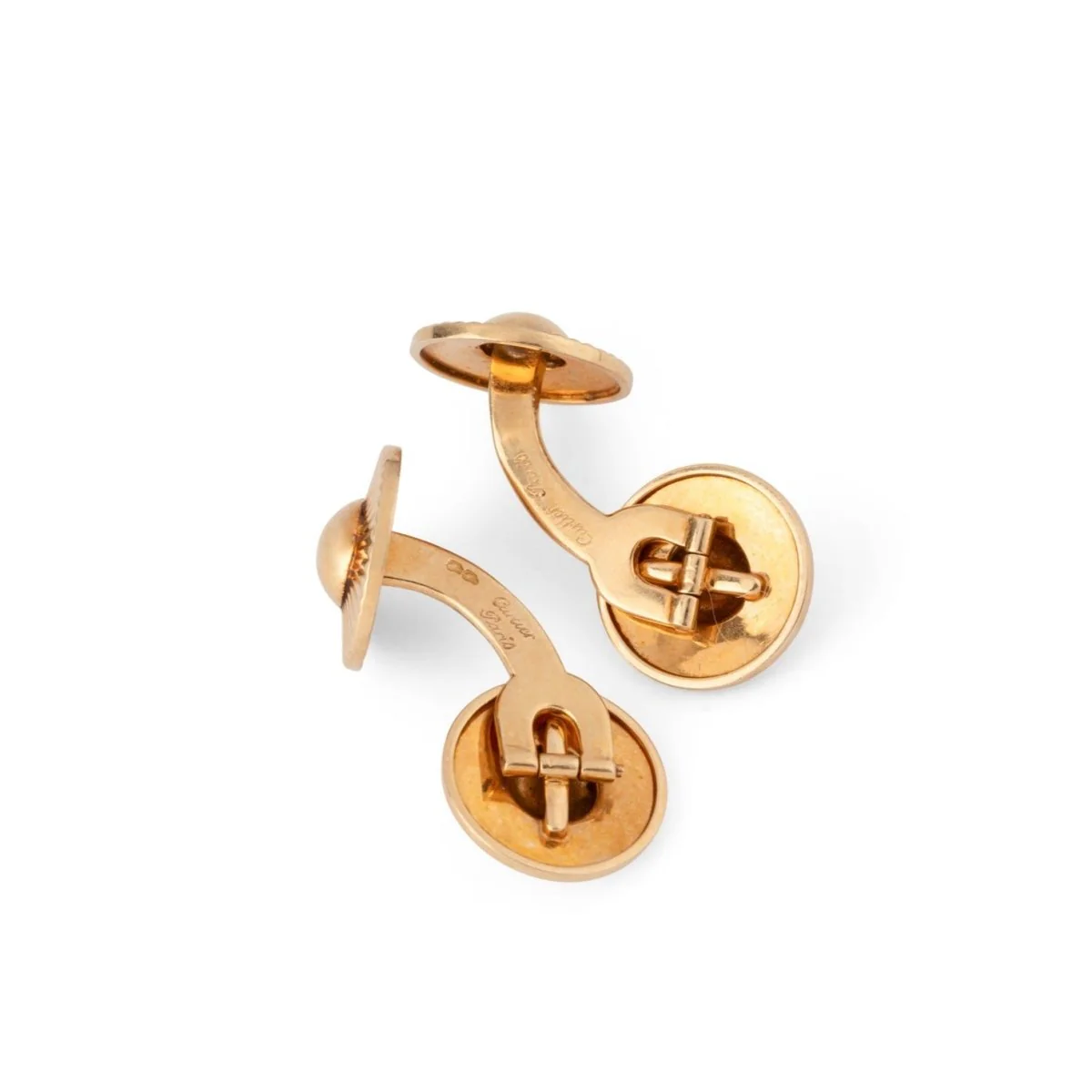 Boutons de manchette CARTIER en or jaune - Image 3