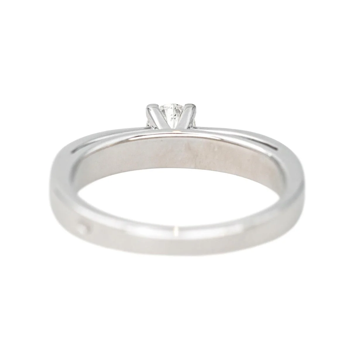 Bague Solitaire DIAMANTI en or blanc et diamants - Image 5