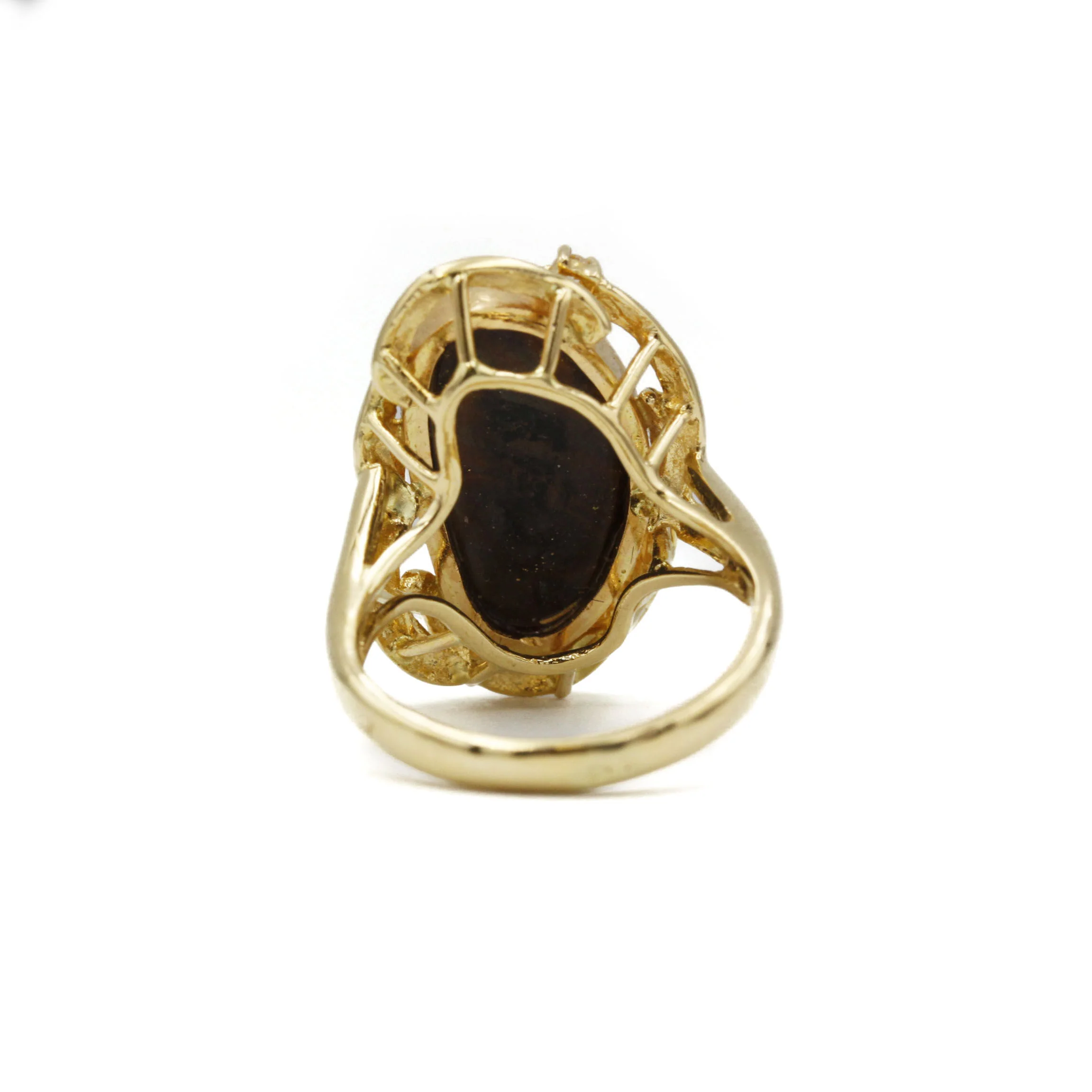 Bague - Or, Opale et diamants - Image 3