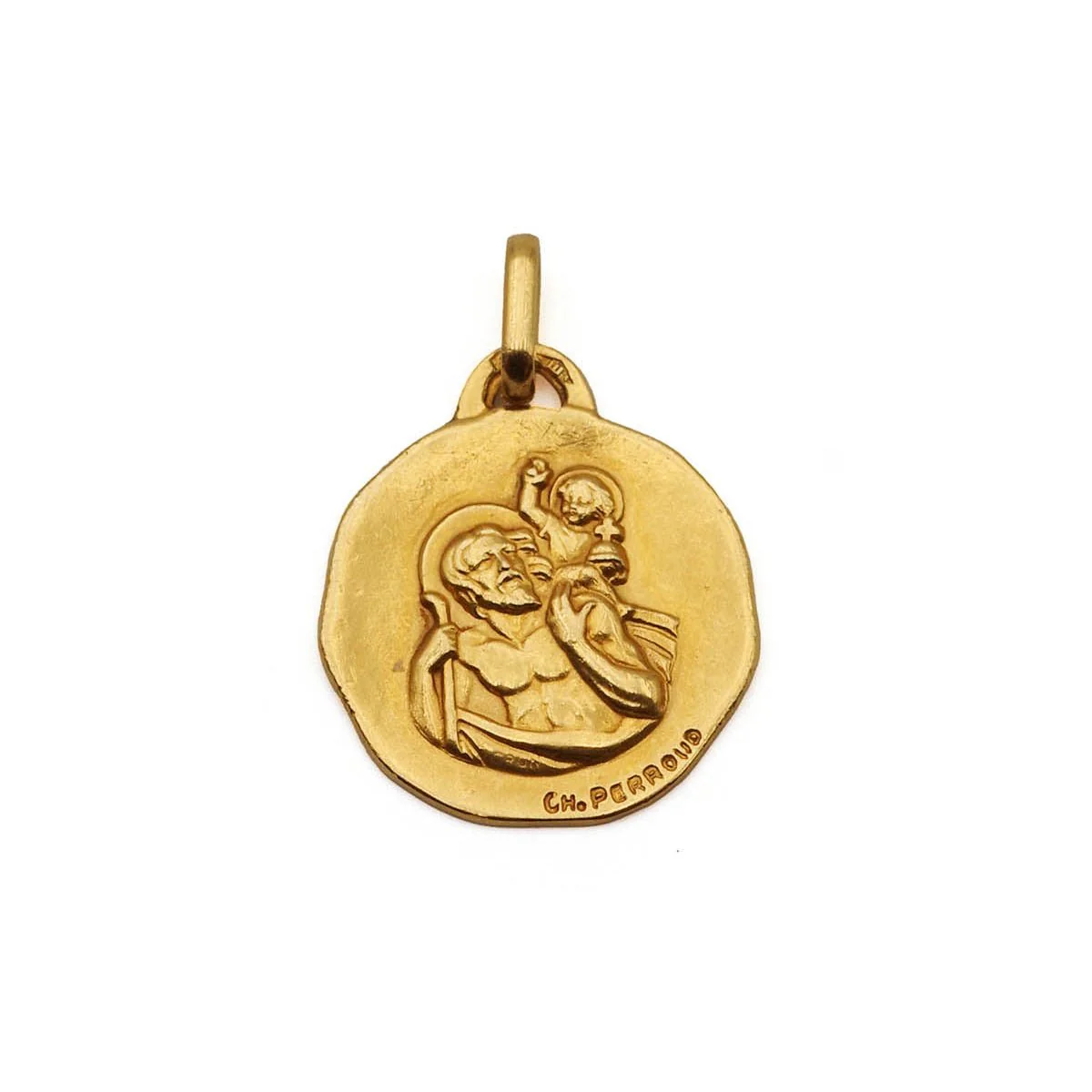 Pendentif C.PERROUD "Saint-christophe" en or jaune