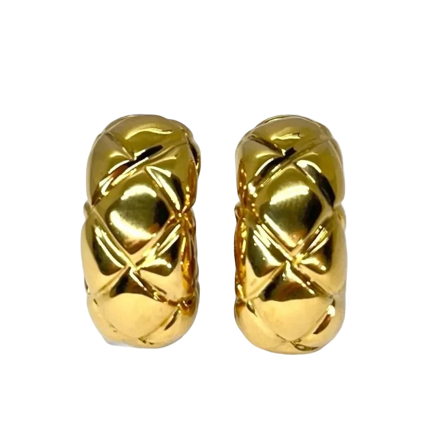 Boucles d'oreilles Clip CHAUMET en or jaune - Image 3