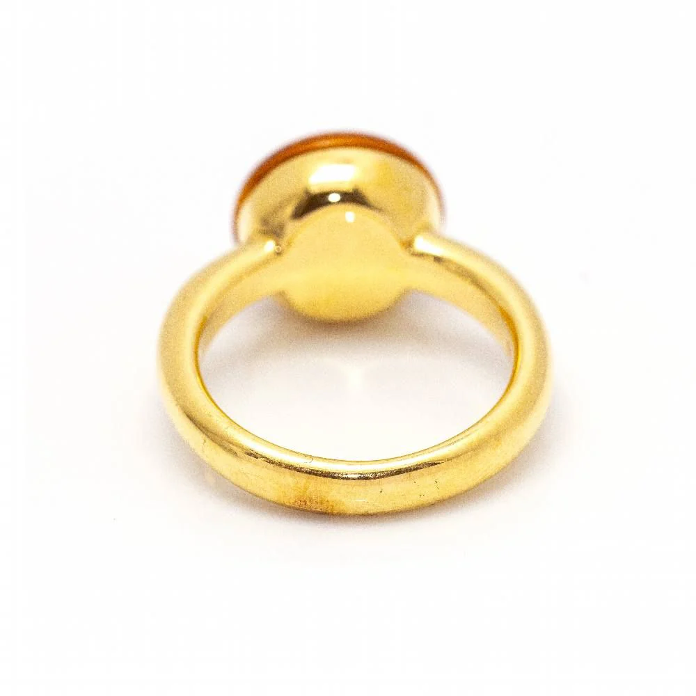 Bague en or jaune et citrine - Image 4