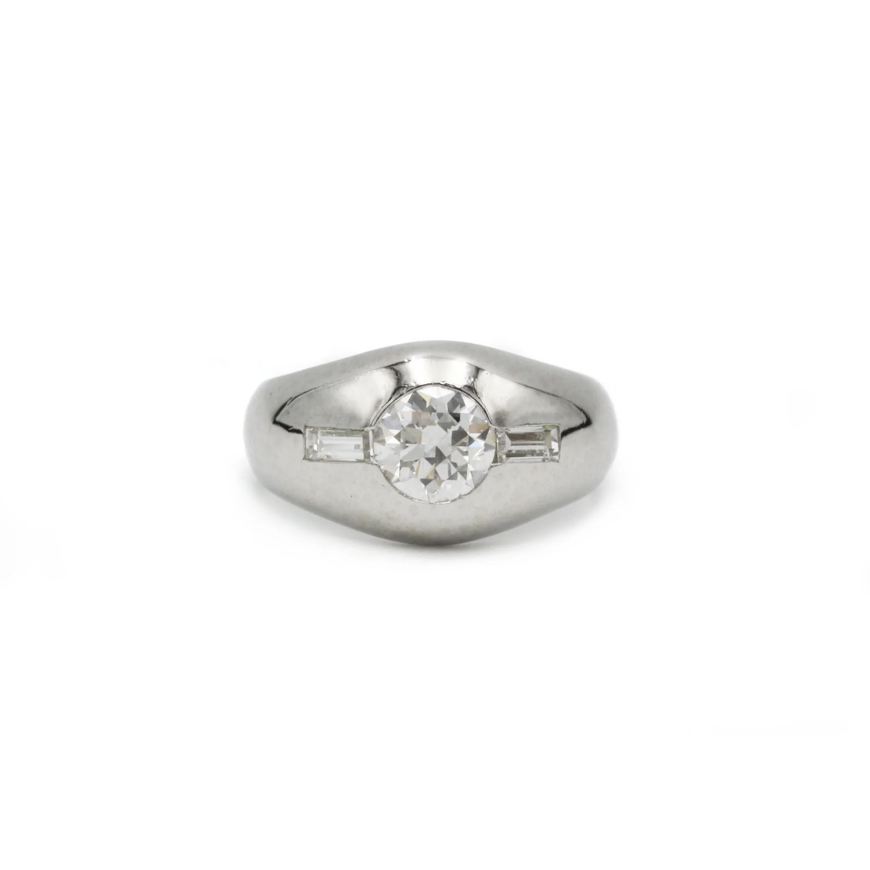 Bague - Platine & Diamants