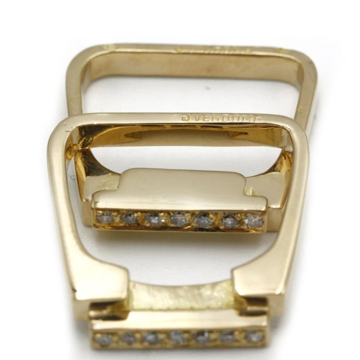 Bagues J.VENDOME en or jaune, or blanc, saphirs et diamants - Image 6