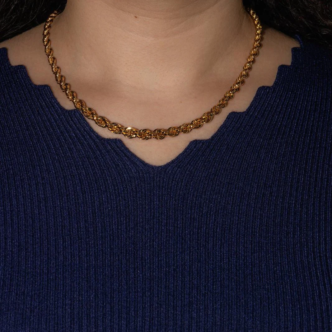 Collier Maille en or jaune - Image 2