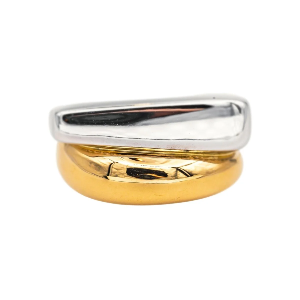 Bague FRED "Success" en or jaune et or blanc