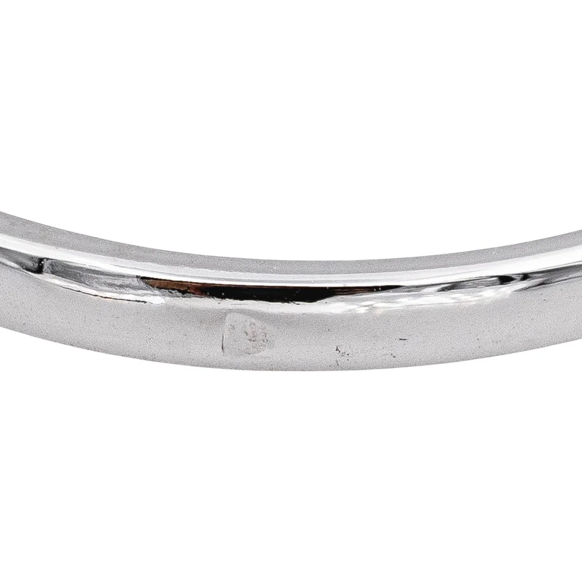 Bague Jarretière en platine et diamant - Image 7