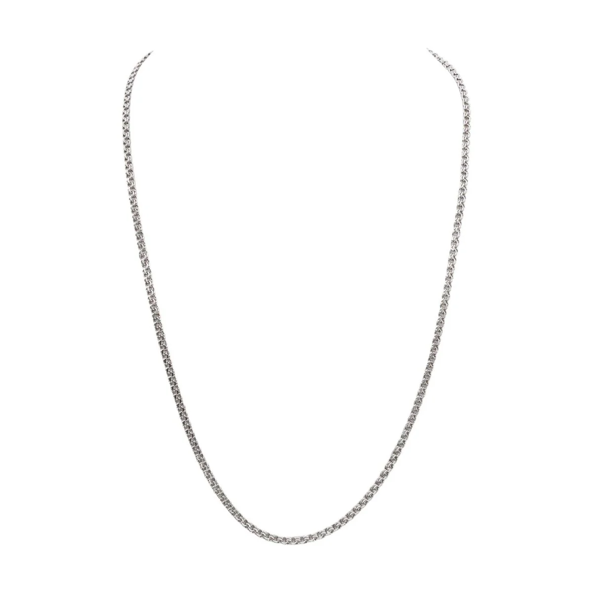 Collier Sautoir en or blanc