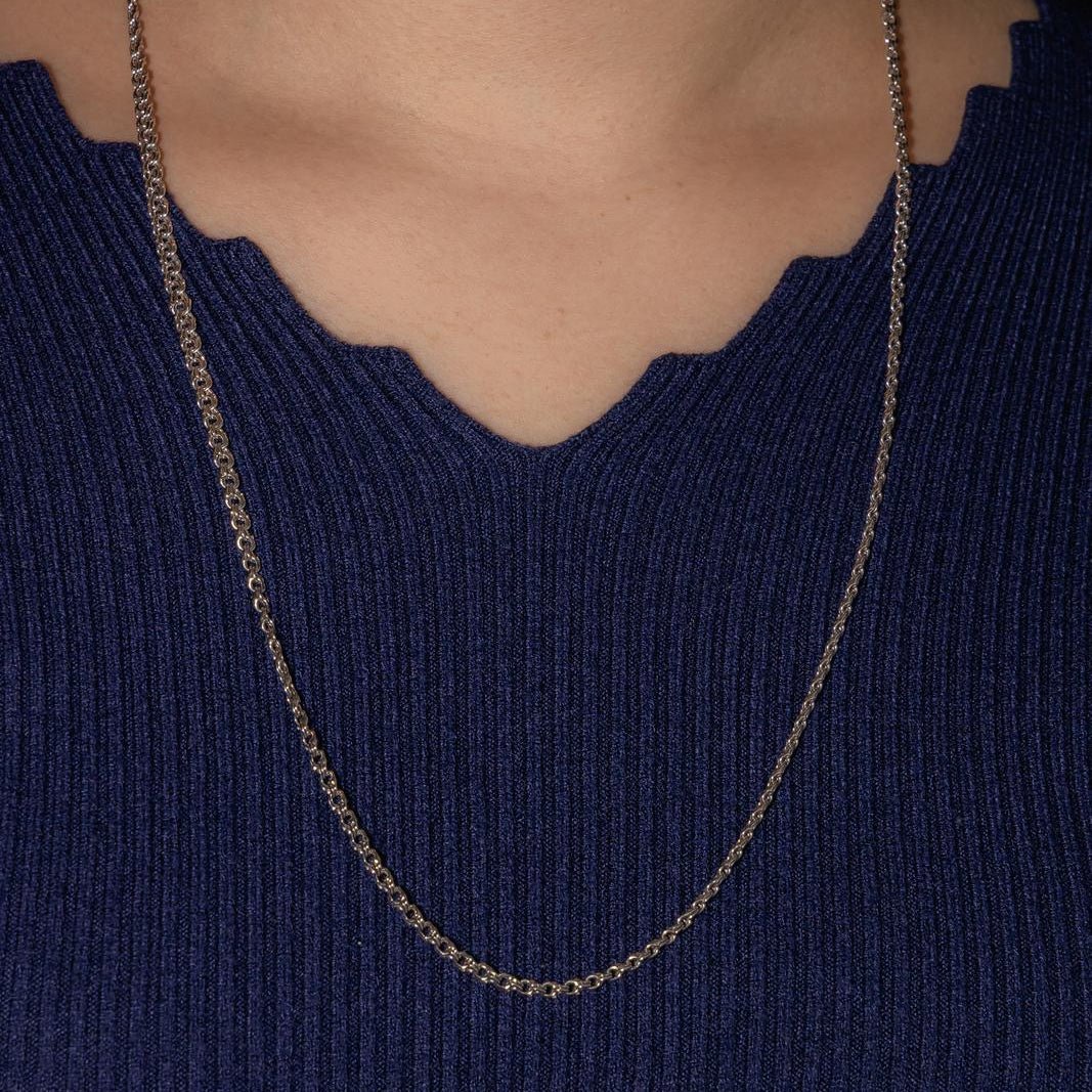 Collier Sautoir en or blanc - Image 2
