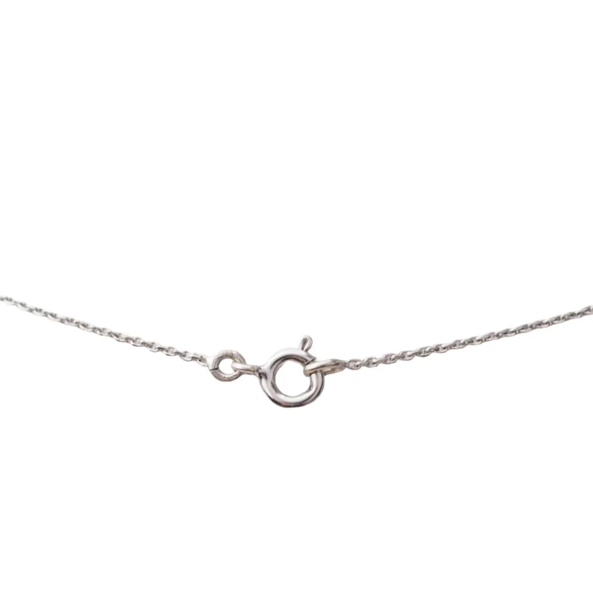 Collier Pendentif en or blanc et diamants - Image 4