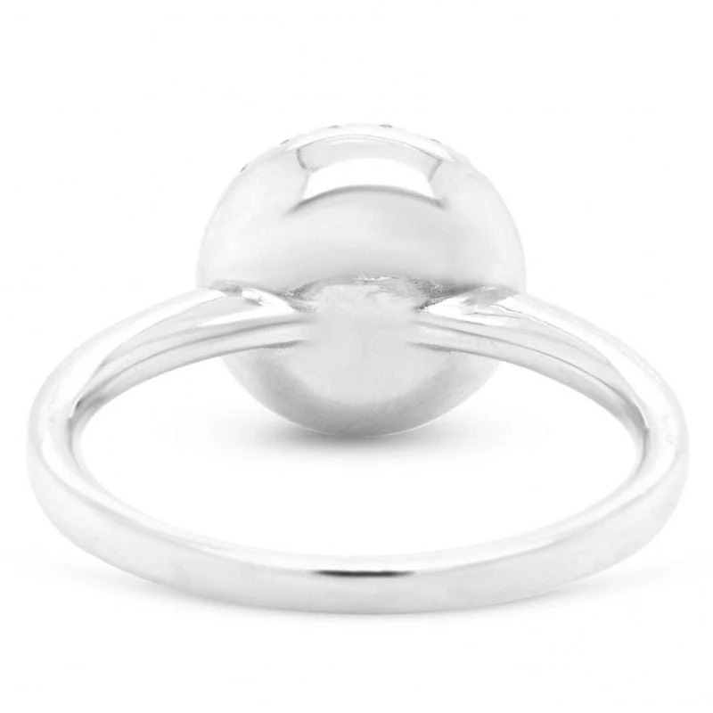 Bague or blanc diamants - Image 4