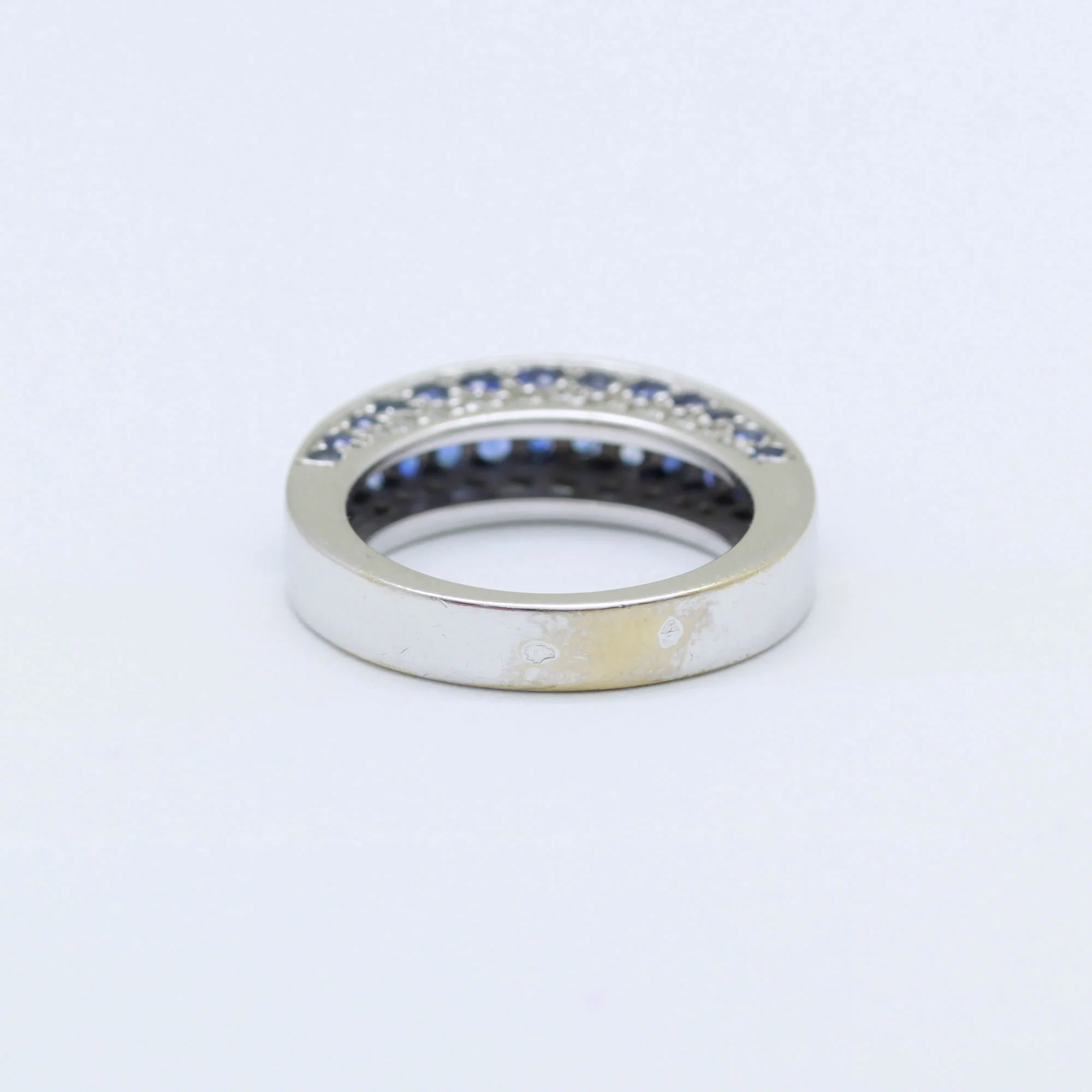 Bague - Or, Diamants et Saphirs - Image 3