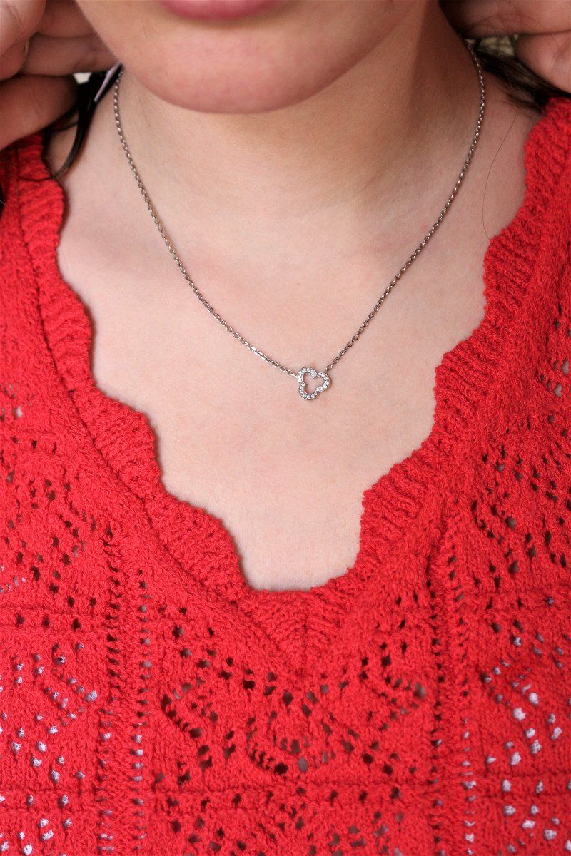 Collier CHANEL "Camélia Mini" - Image 9