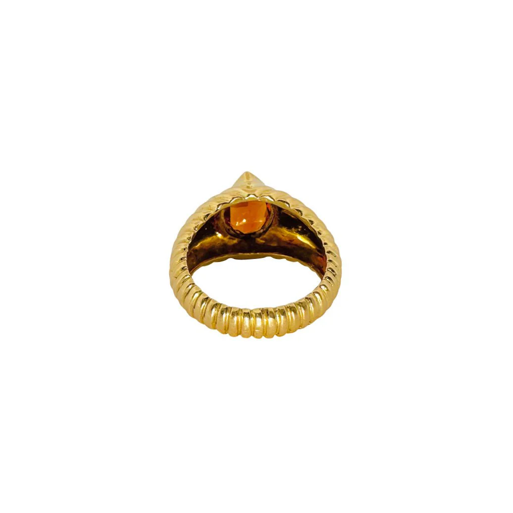 Bague en or jaune et citrine - Image 5