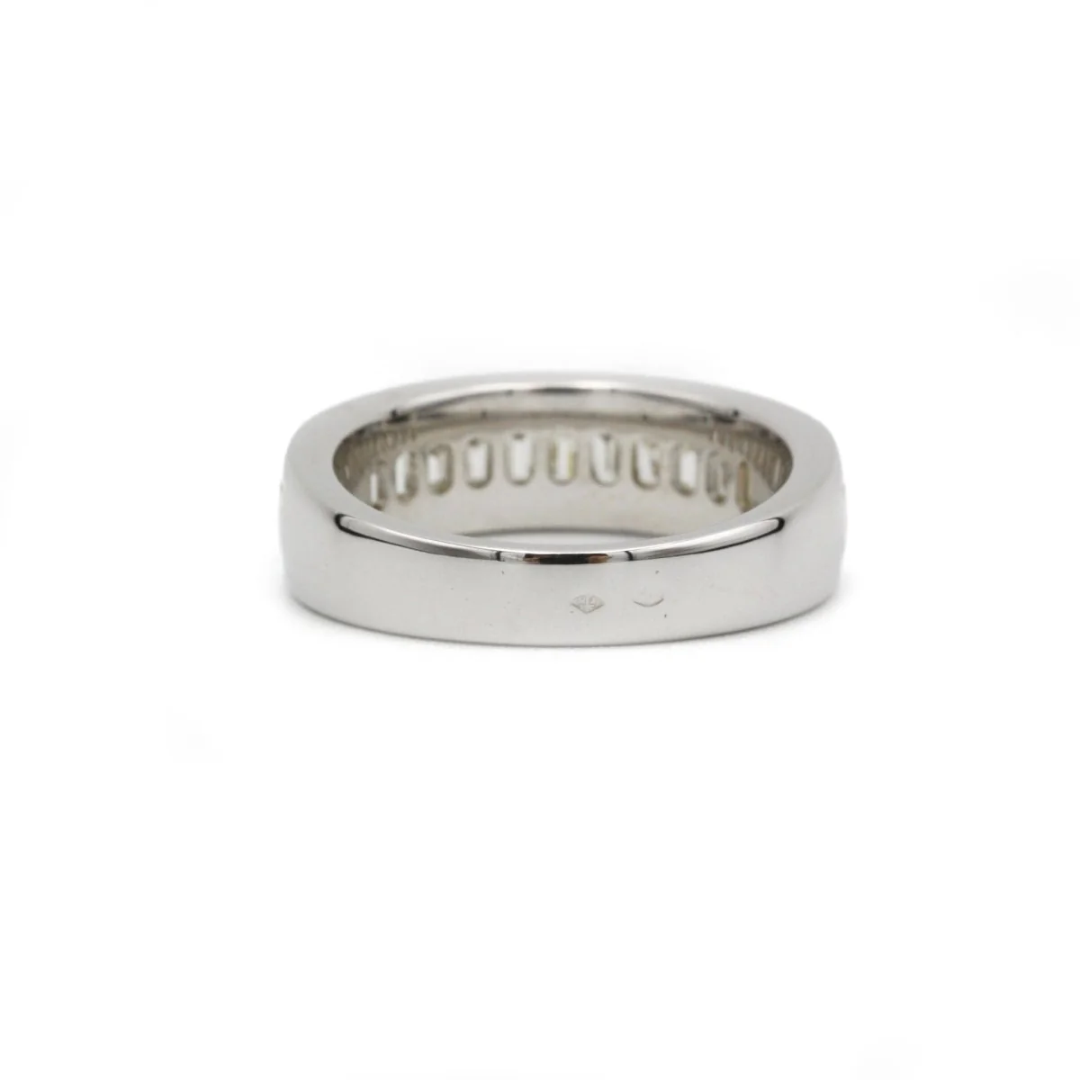 Bague Bandeau en or blanc et diamants - Image 3