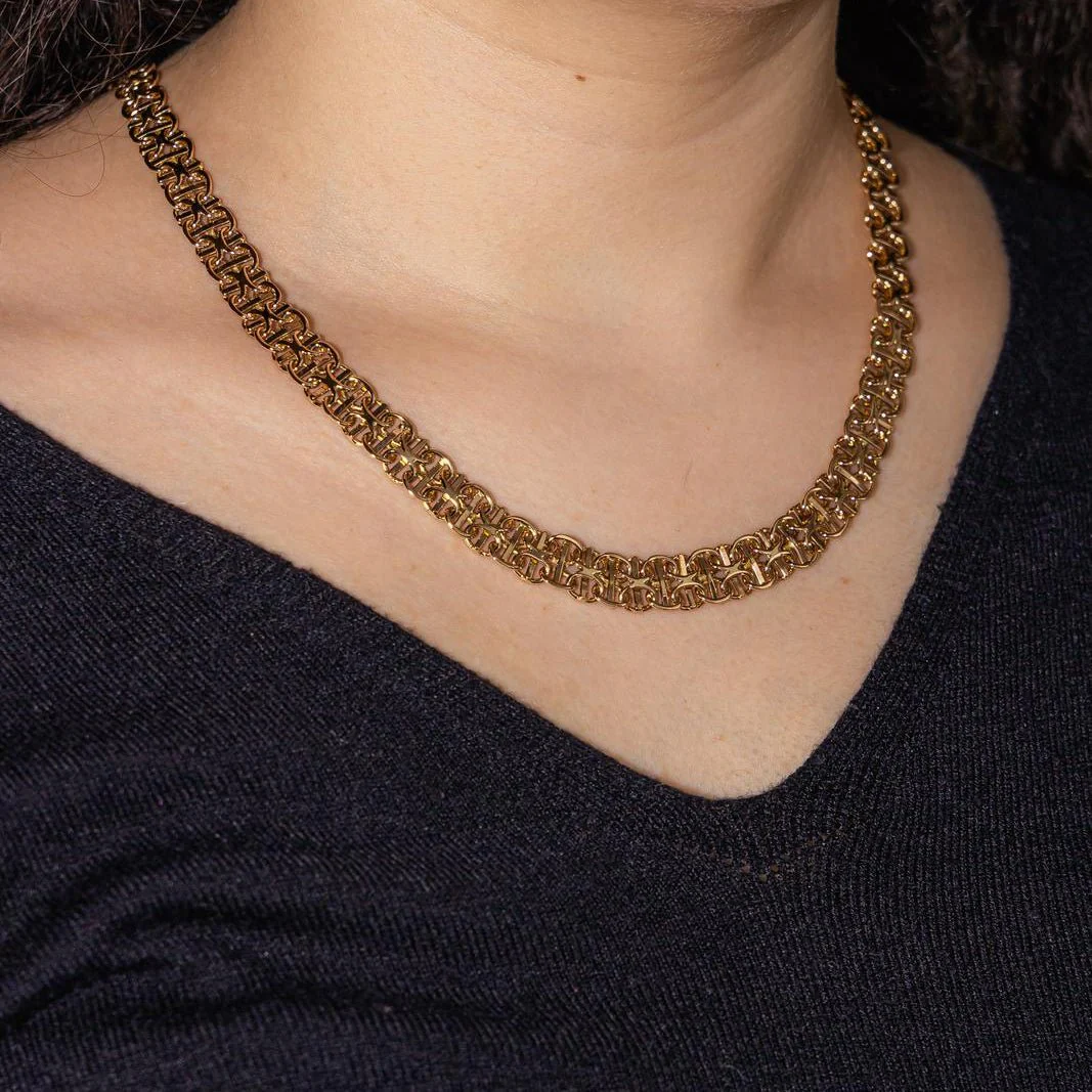 Collier Maille en or jaune - Image 2