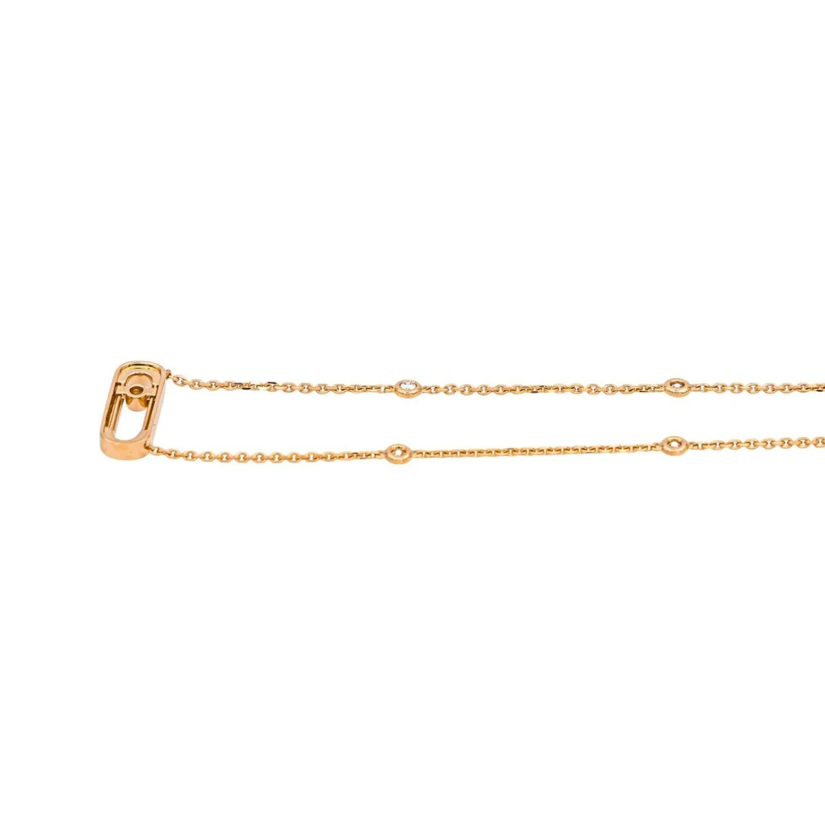 Collier Pendentif MESSIKA "Move Uno" en or rose et diamants - Image 6