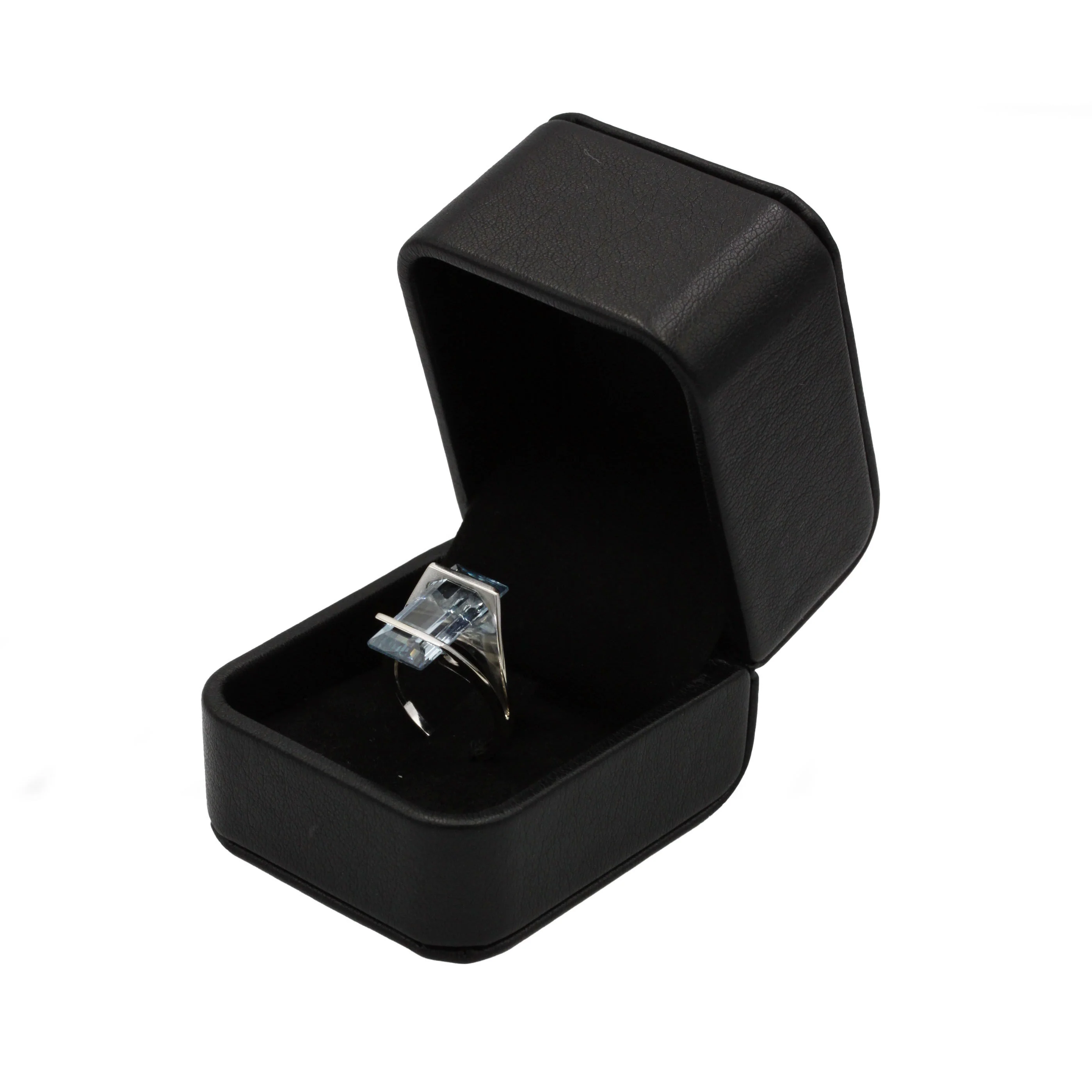 Bague - Or et Aigue-Marine - Image 5