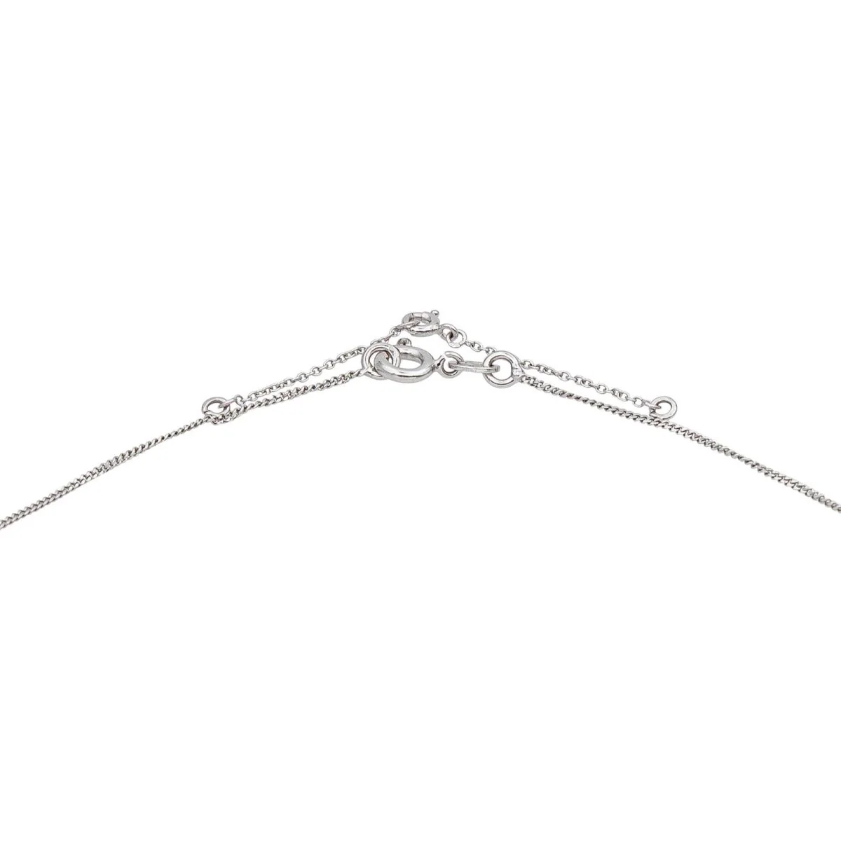 Collier Pendentif en or blanc et diamant - Image 7