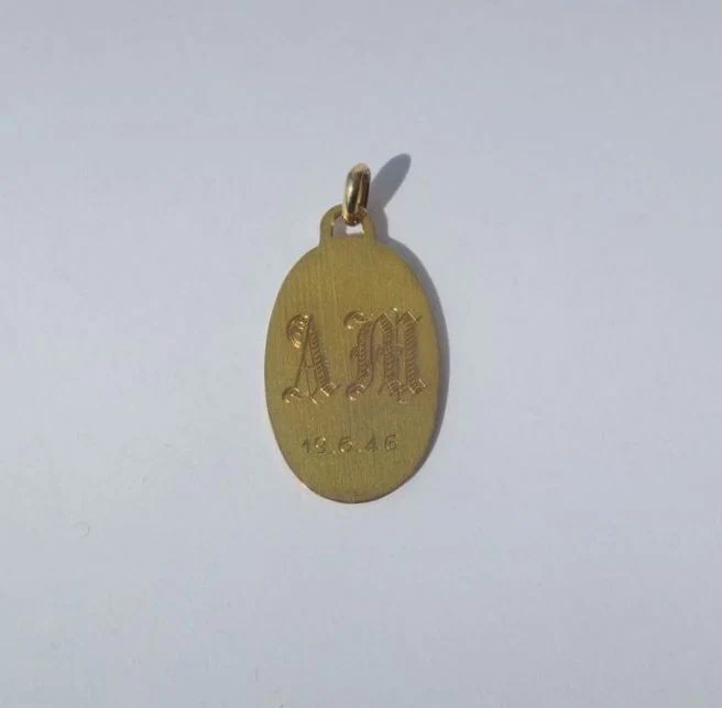 ROURE - Médaille pendentif Saint Christophe années 1940 - Image 4