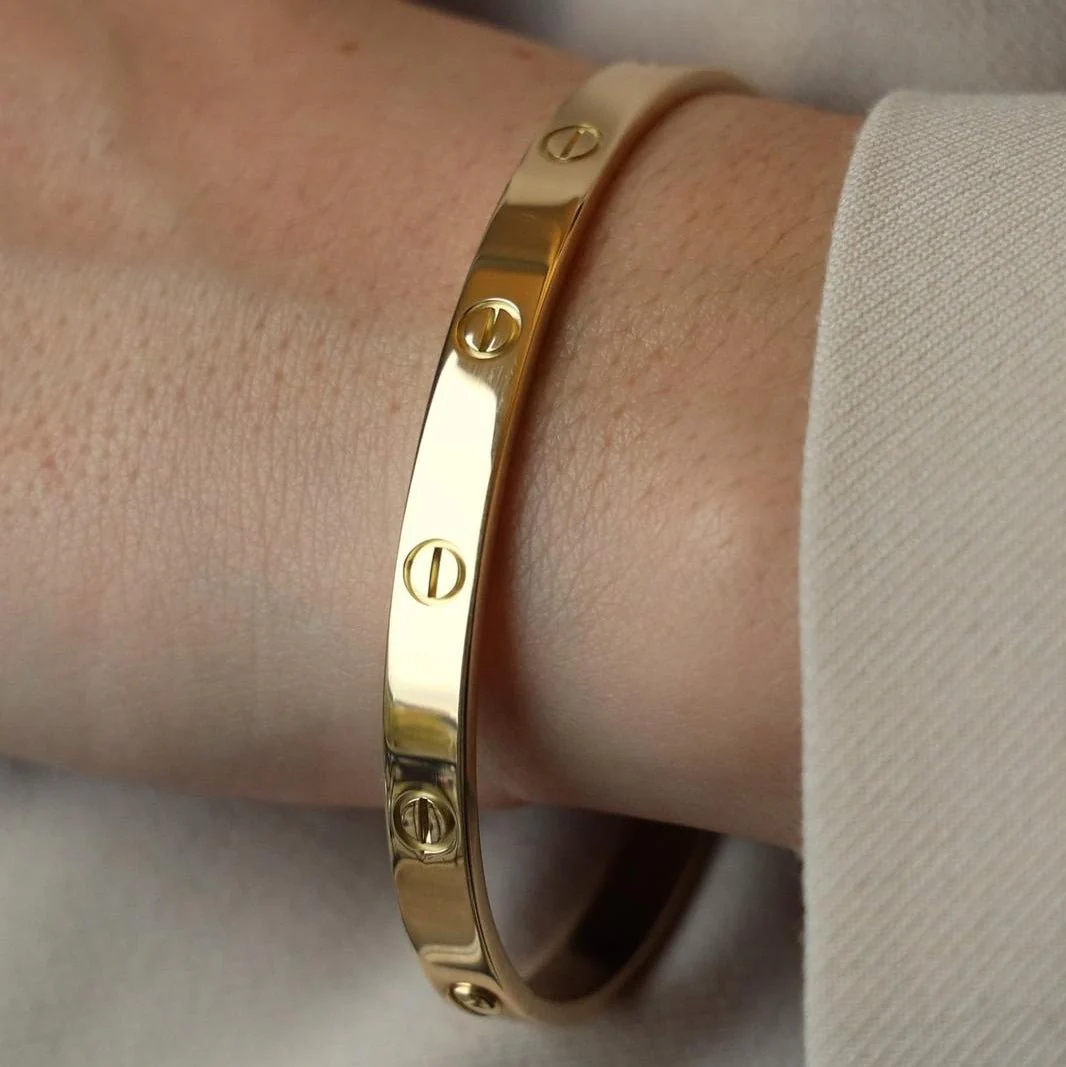 Bracelet Jonc CARTIER "Love" en or jaune - Image 2