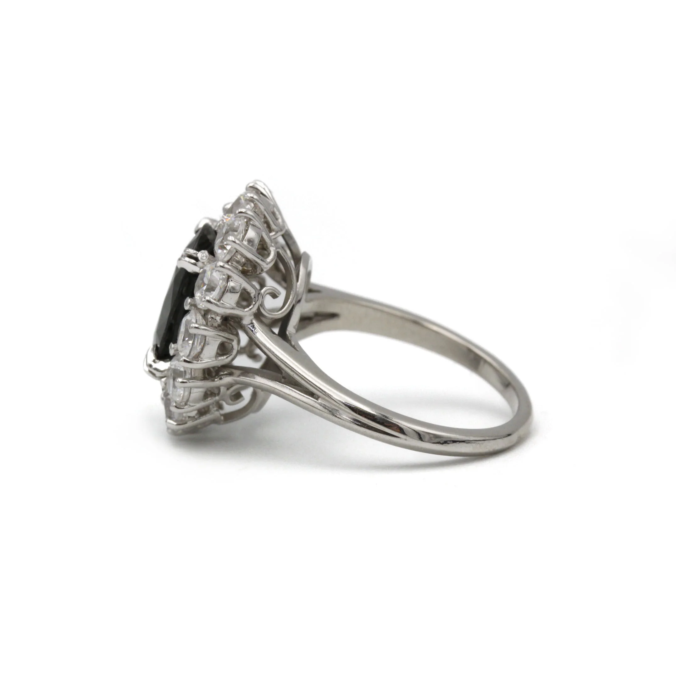 Bague - Or, Diamants & Saphir - Image 2