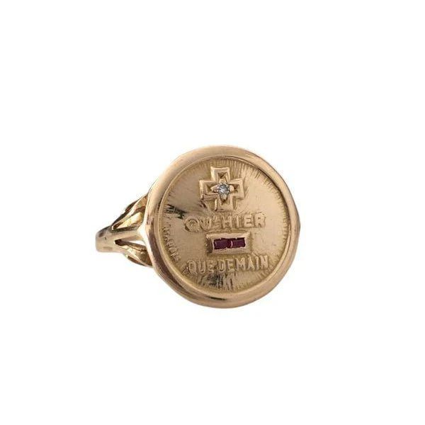 Bague d’amour Augis en or jaune 18K