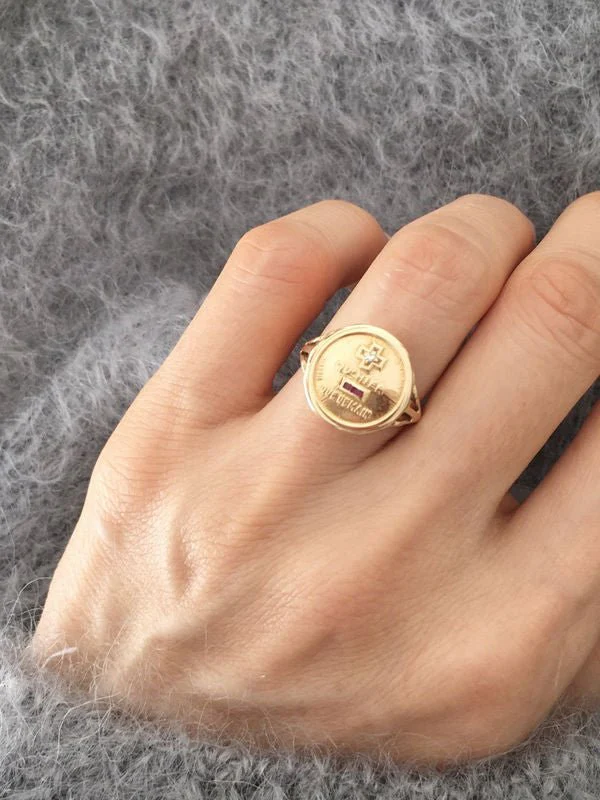 Bague d’amour Augis en or jaune 18K - Image 10