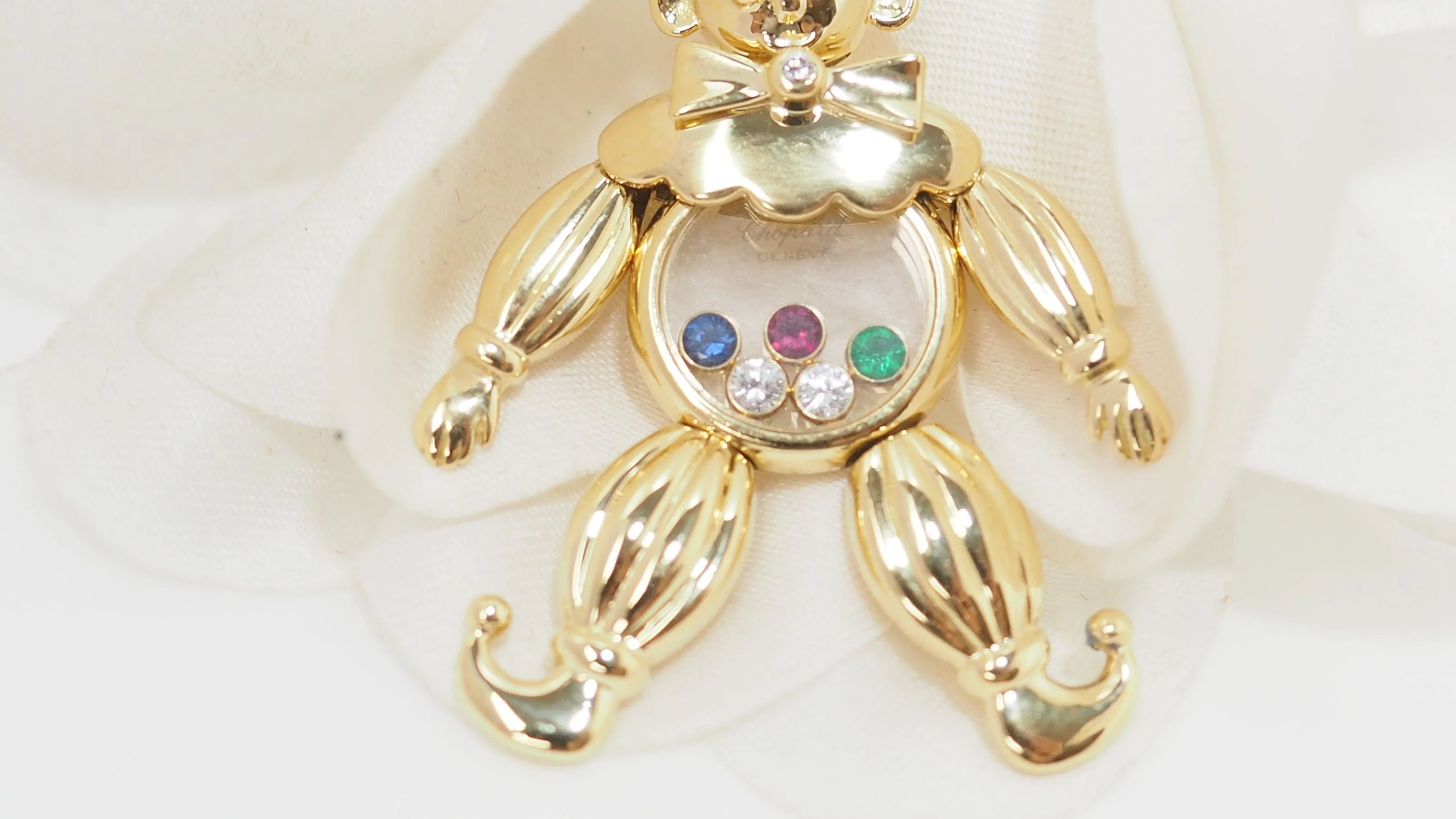 Pendentif Chopard Happy Clown en or jaune et diamants mobiles - Image 11