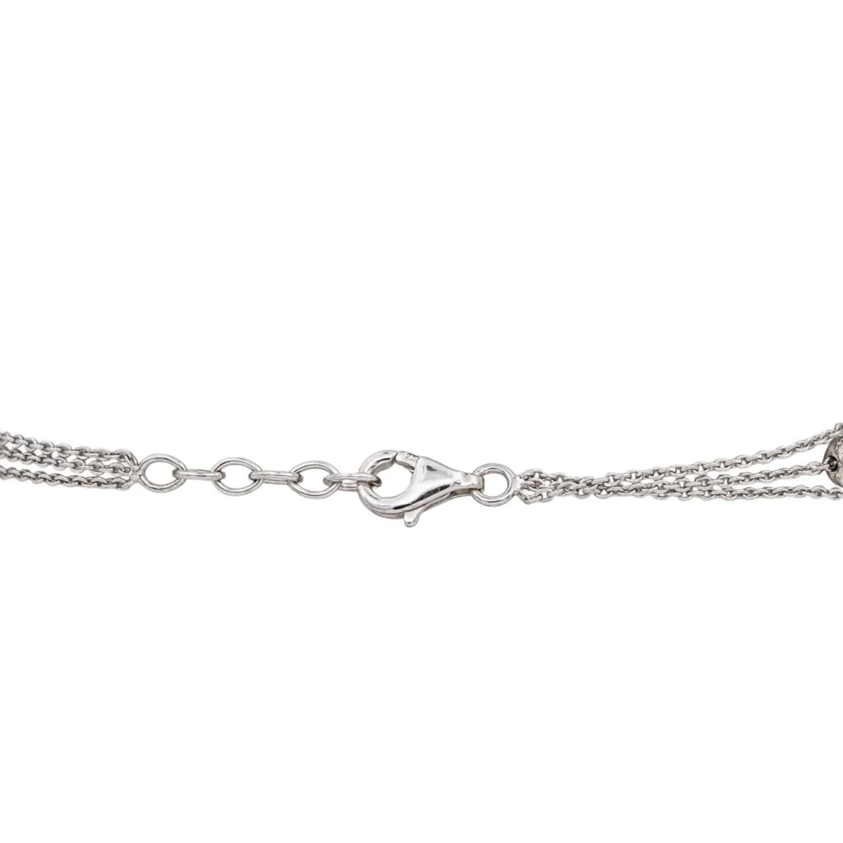 Bracelet en or blanc et diamants - Image 6