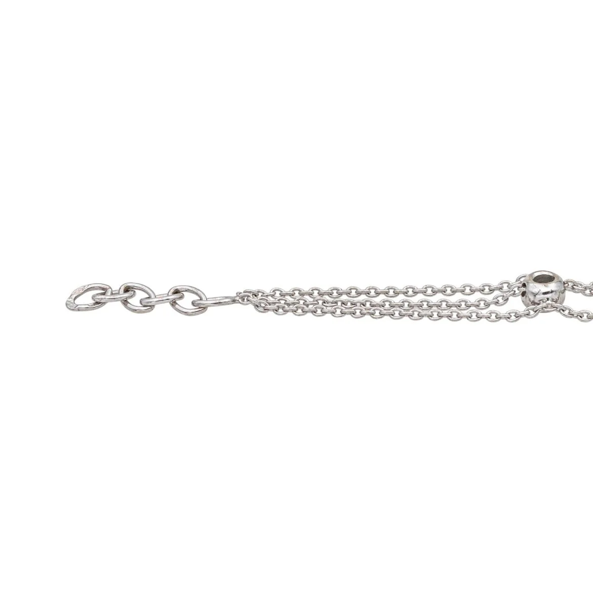 Bracelet en or blanc et diamants - Image 7