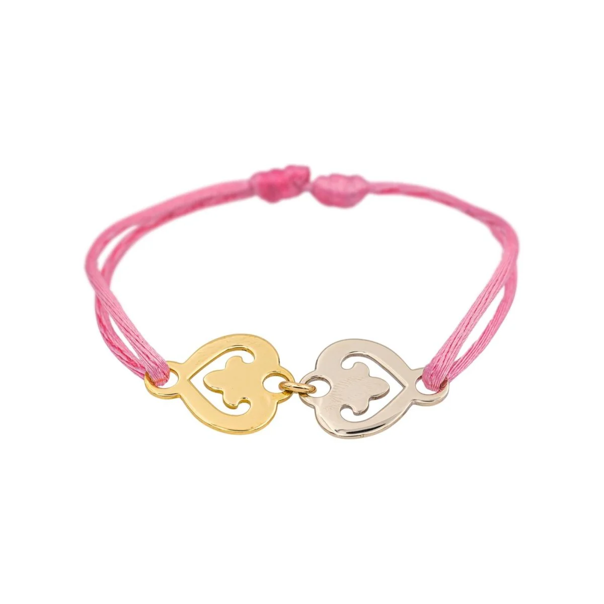Bracelet Souple O.J. PERRIN "Légendes" en or jaune et or blanc