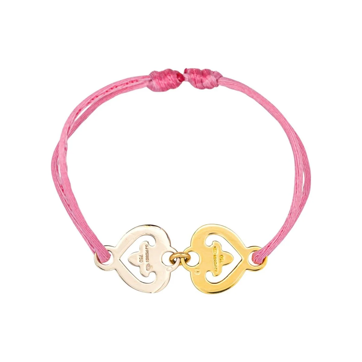 Bracelet Souple O.J. PERRIN "Légendes" en or jaune et or blanc - Image 3
