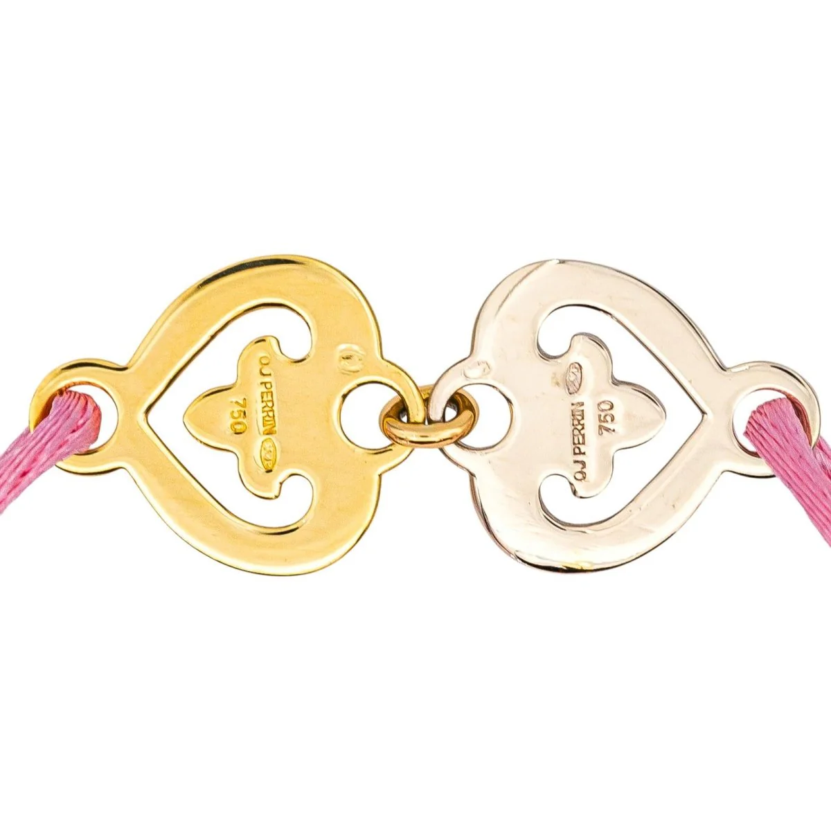 Bracelet Souple O.J. PERRIN "Légendes" en or jaune et or blanc - Image 4