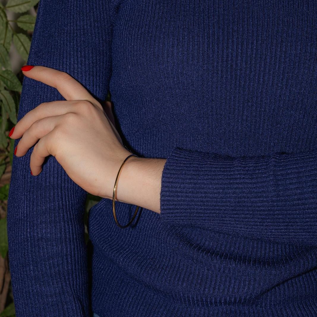 Bracelet Jonc en or jaune - Image 2