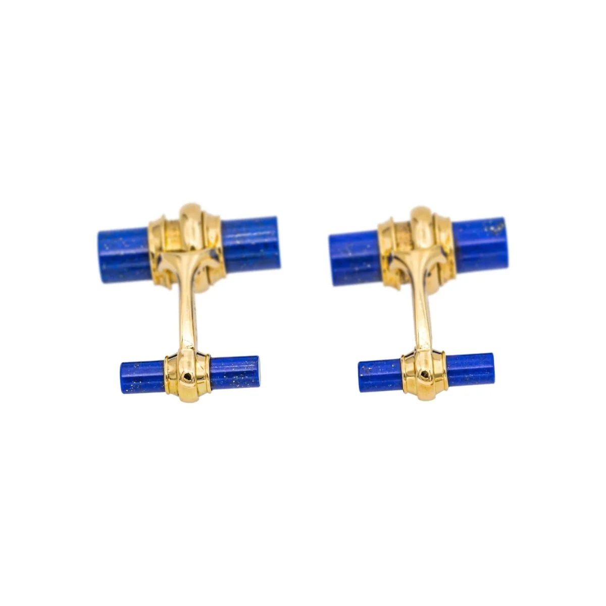 Boutons de manchette PIAGET en or jaune et lapis-lazuli - Image 4