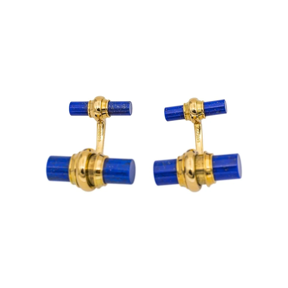 Boutons de manchette PIAGET en or jaune et lapis-lazuli - Image 6