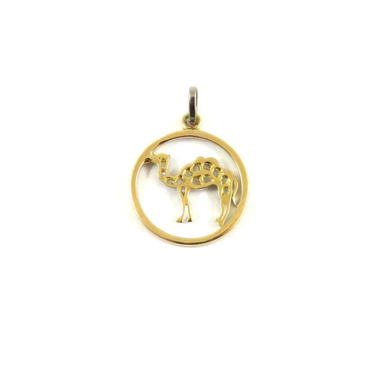 Pendentif "Chameau" en or jaune - Image 2