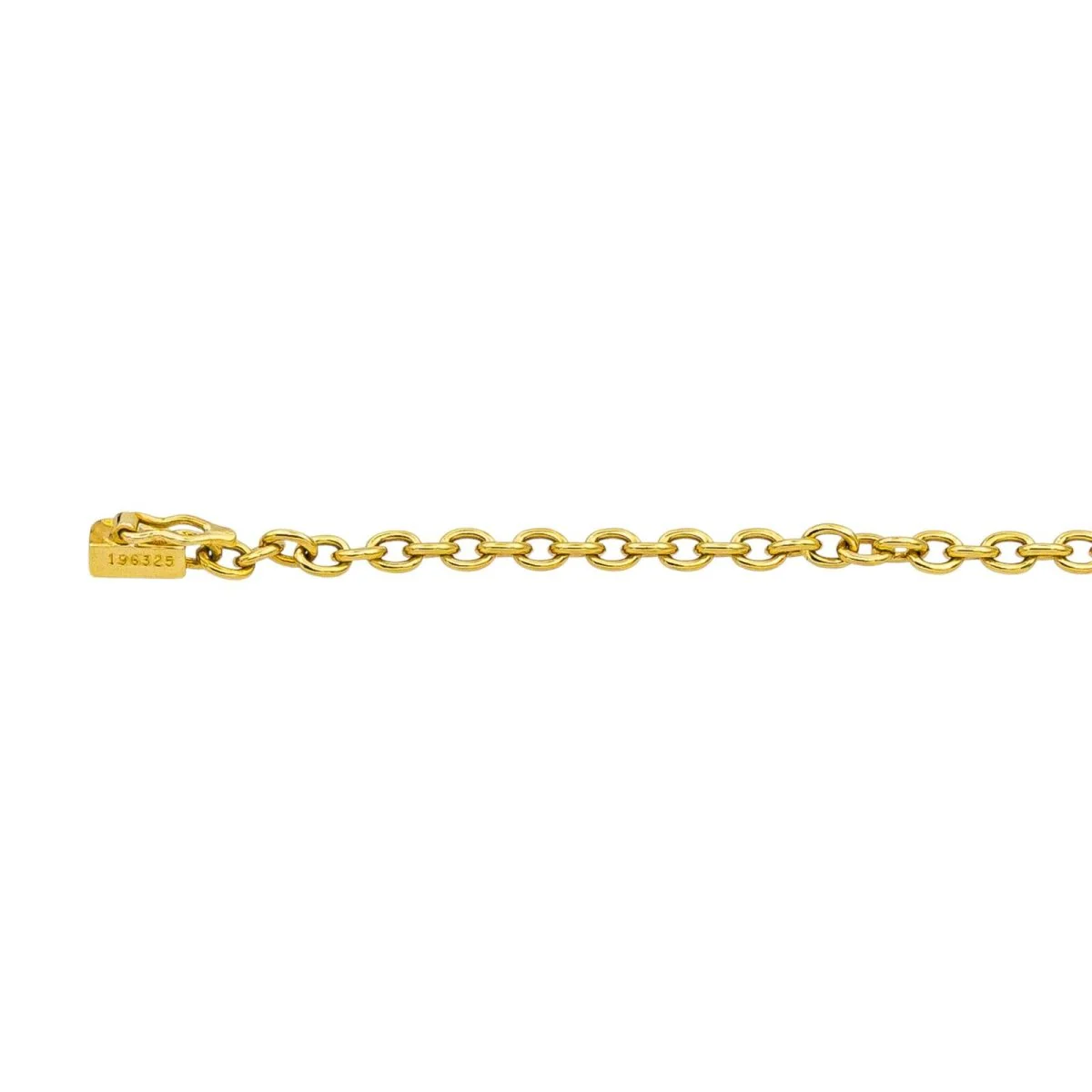 Collier Maille CARTIER "Étrier" en or jaune et or blanc - Image 5