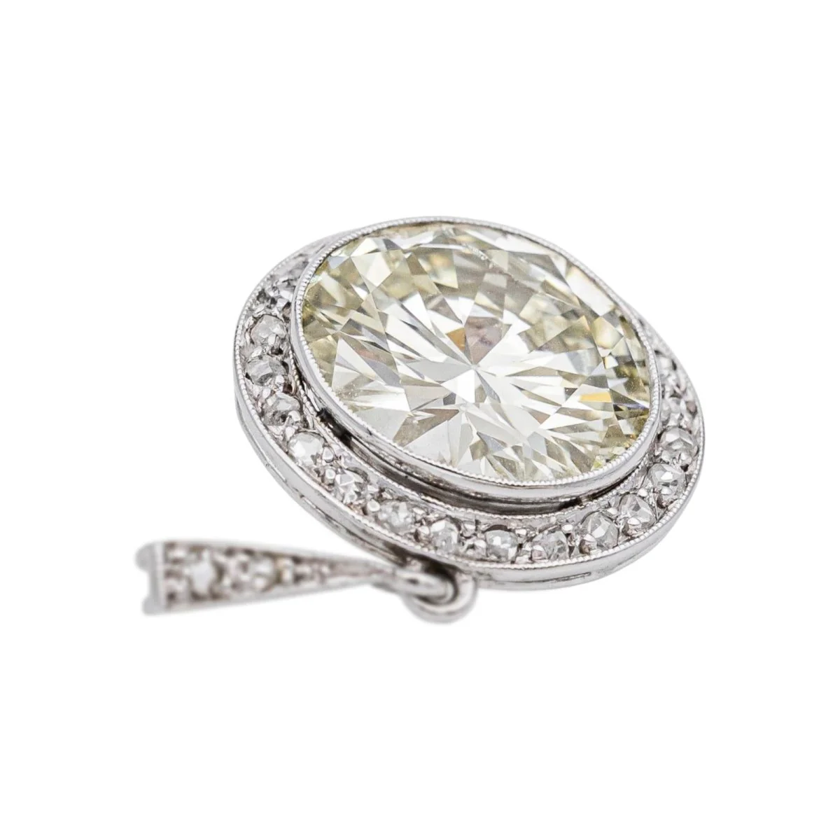 Pendentif en platine et diamants - Image 5