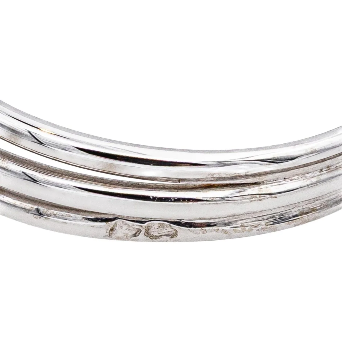 Bague Marguerite en or blanc, platine, rubis et diamants - Image 7