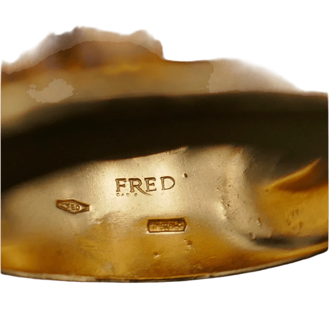 Bague FRED en or jaune et citrines - Image 4
