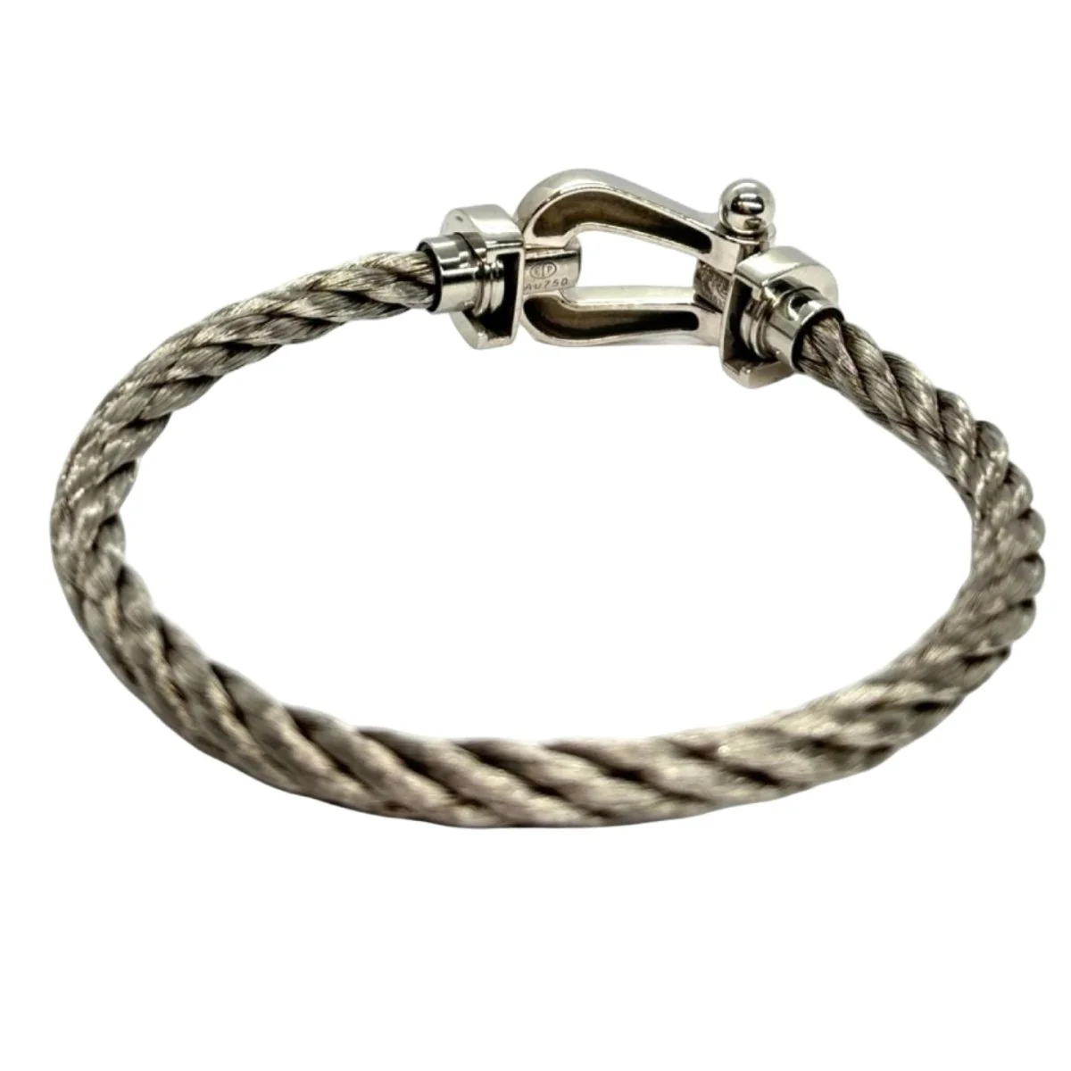 Bracelet Fred Force 10 or blanc Grand Modèle - Image 2
