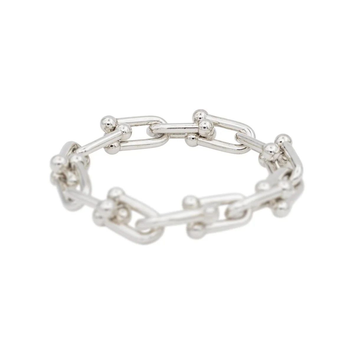Bracelet Maille TIFFANY & CO. "Hardwear" en argent - Image 4